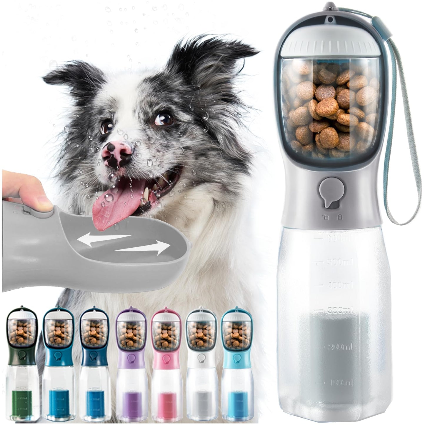 Trail Trio — 3-in-1 Dog Water Bottle, Bowl & Bag Holder